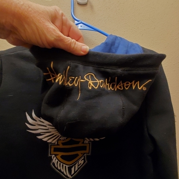 Womens size small Harley-Davidson  black hoodie 115th super comfy - Picture 8 of 12